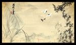 水墨梅兰竹菊
