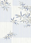 中国风水墨竹报平安定位花型设计
