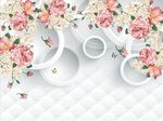 3D玫瑰花