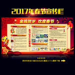 2017年春节宣传栏