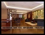 老板办公室效果图