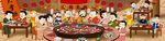 三国火锅英雄装饰画