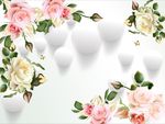 3D玫瑰花