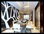 现代艺术餐厅效果图