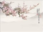 中式梅花背景墙