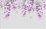紫藤花背景墙