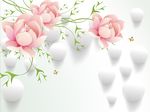 3D梦幻玫瑰花