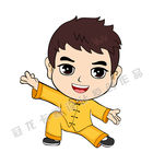 功夫小子矢量图
