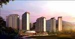 黄昏住宅区建筑效果图