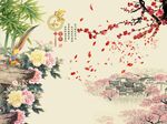 梅花牡丹图