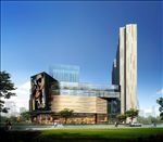 商业广场购物中心建筑效果图