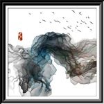 抽象水墨画
