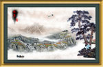 水墨山水画