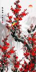 红梅报春