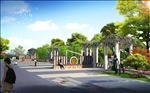 学校景观春天