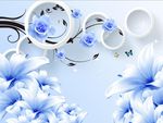 3D立体梦幻花朵