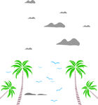 椰子树矢量图