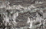 大理石山水画背景墙