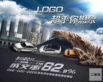 炫酷创意汽车海报