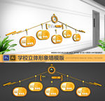 学校形象墙设计