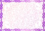 粉花情怀 商业证书纹