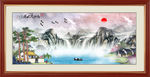 山水壁画