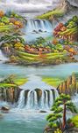 山水风景油画