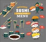日本料理卡通形象