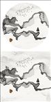抽象山水画