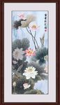 国画荷花