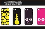 小鸟花纹手机壳图案