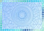 经典蓝色 特约证书纹
