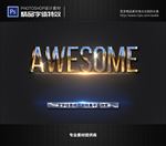 PSD特效字体样式