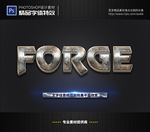 PSD字体特效样式