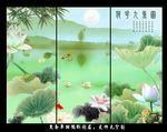 国画荷花
