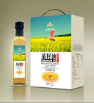 菜籽油包装展开图