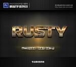 PS字体特效样式