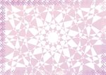 柔红花样 证书底纹