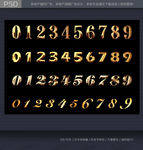 金属数字  地产设计师必备
