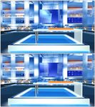 新闻栏目演播室动态背景