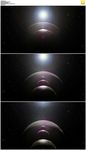 三维宇宙日出动画