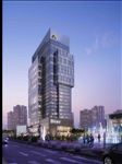 夜景公建迪奥沿街喷泉效果图