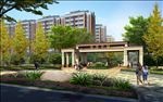 花园景观入口大门建筑效果图