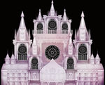 紫色城堡大图可分层
