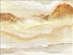 高清山水大理石石材石纹高山流水