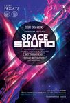 宇宙星系烟雾几何科幻创意海报