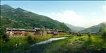 原生态河道景观草地山体设计图