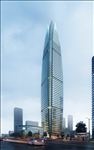 花瓣高层建筑金融中心建筑效果图
