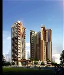 大草坪商业住宅区建筑效果图