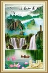 山水画玄关